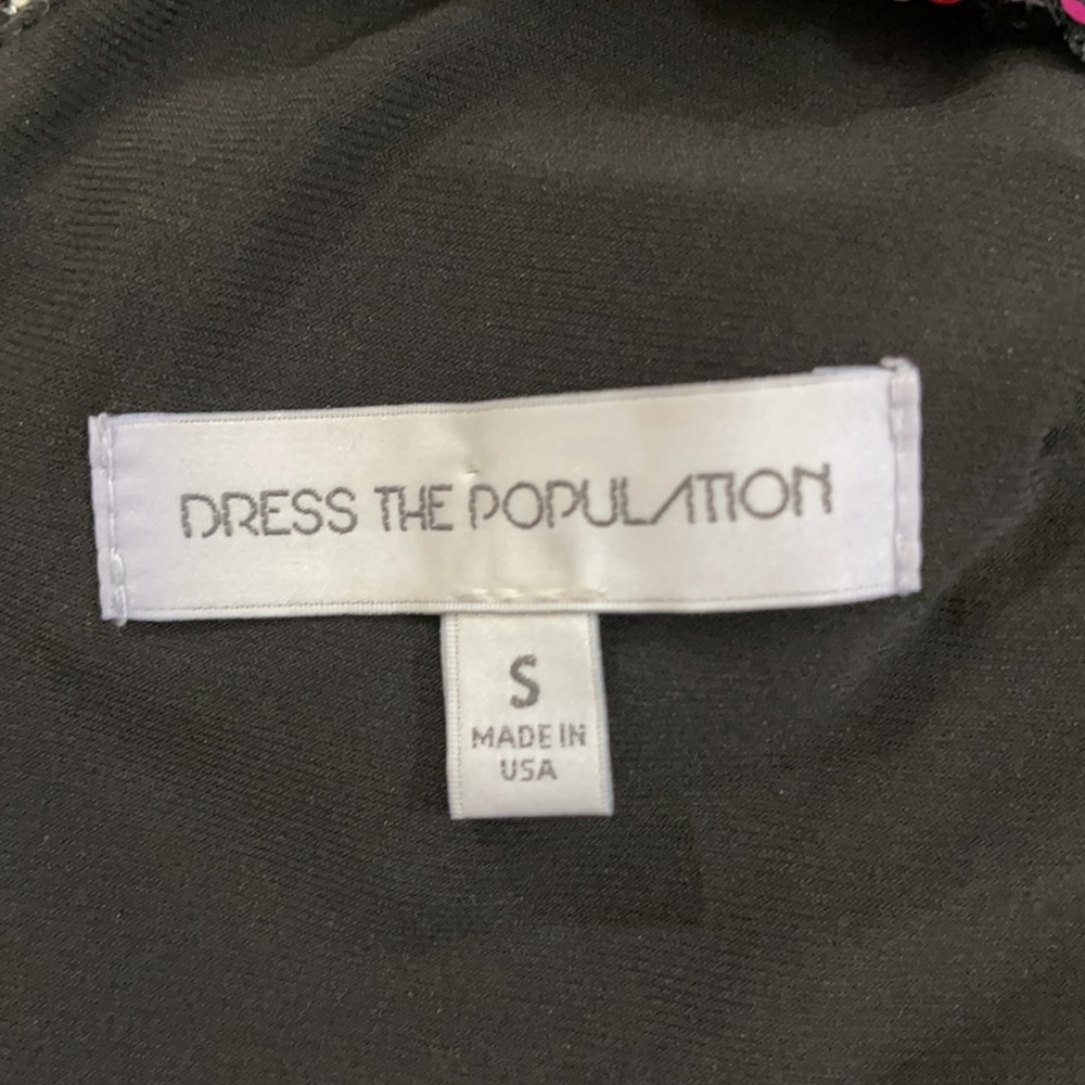 Dress The Population Zoe Confetti Sequin Dress small - Picture 13 of 14